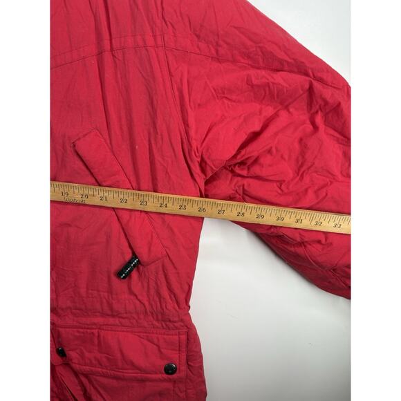 Vintage Pacific Trail Women's Red Fleece Lined Drawstring Waist Jacket Sz 1X - Picture 3 of 11